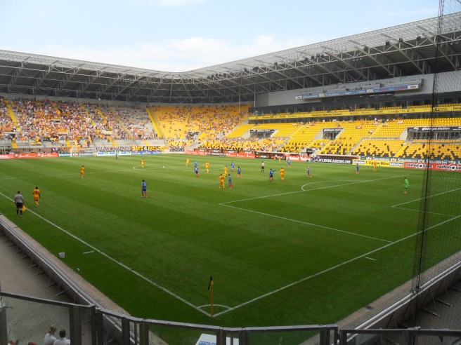 Dynamo Dresden away end