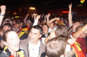 Argentina vs Germany fans