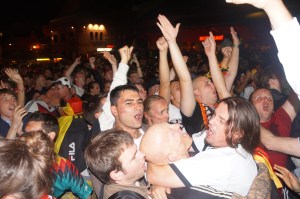 Argentina vs Germany fans