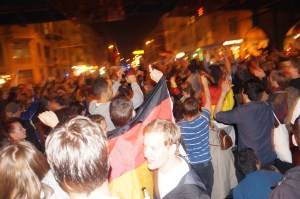 Argentina vs Germany fans
