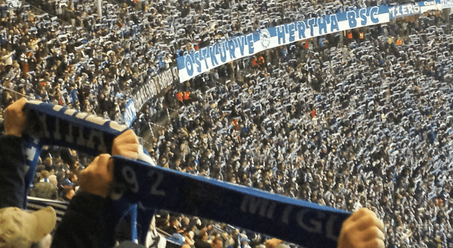 Hertha Berlin fans