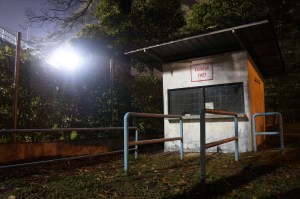 Abandoned ticket office