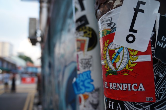 Benfica fan sticker