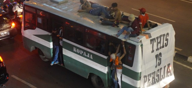 Indonesian Football bus