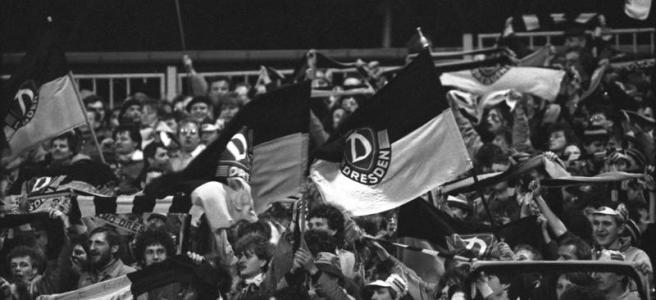 Dynamo Dresden fan flag