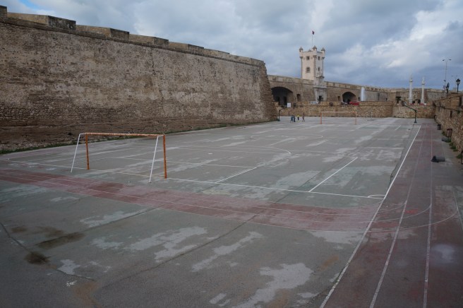 Beautiful Football pitch