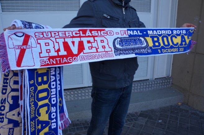 River Plate Boca Juniors half scarves