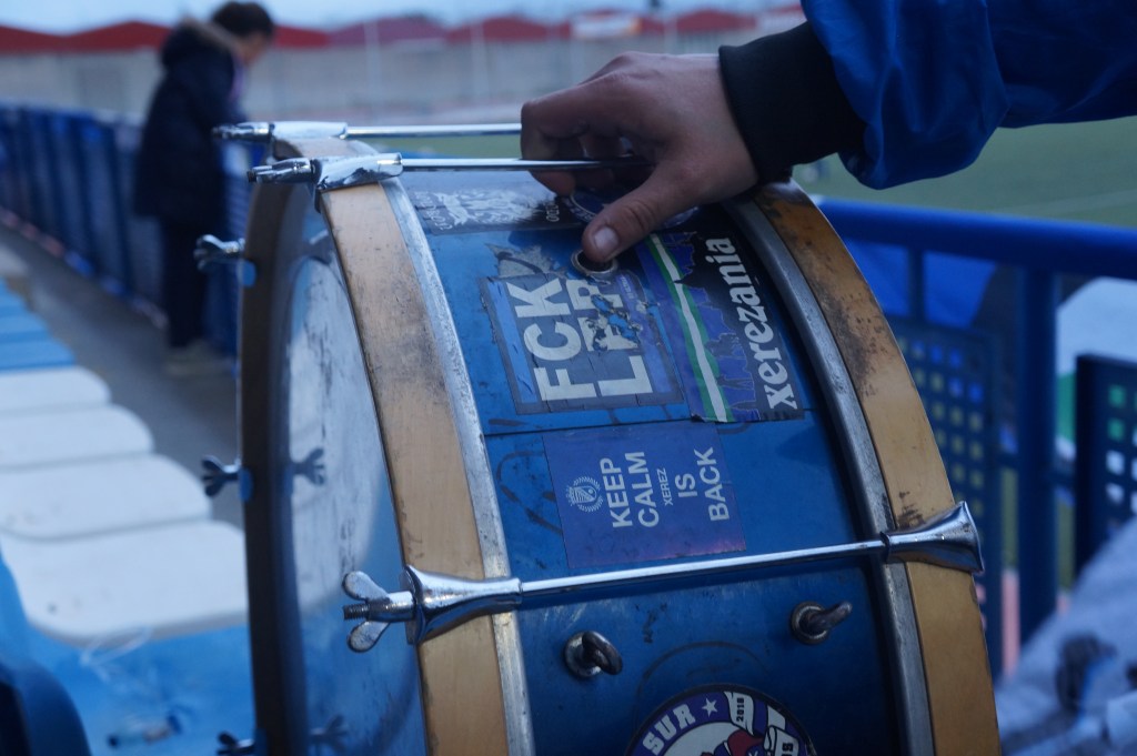 Football ultras drum