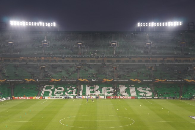 Real Betis stadium inside