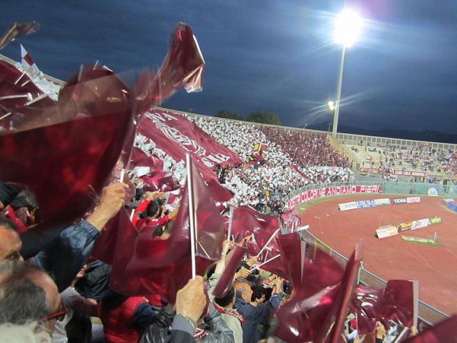 Curva Nord Livorno tifo