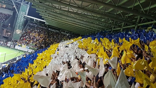 Frosinone ultras tifo